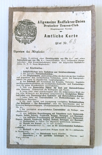 Amtliche karte allgemeine - amtliche,