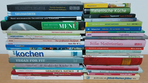 Kochbücher sammlung - kochbücher,