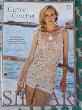 SIRDAR Häkelbuch Baumwolle. 11 Häkelmotive aus 4 Jahren RAR.