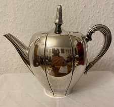 Versilberte Teekanne Art Deco Jugendstil Um 1910 1920