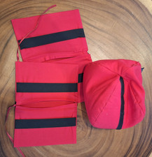 Leselotte Rot | Buchstütze Lesekissen für bequemes Lesen | Baumwolle, Geschenk