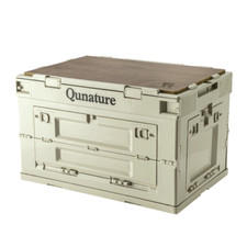 Qunature Campingbox Faltbar Organizer Klappbox Holzaufbewahrungsbox 26/30/55/60L