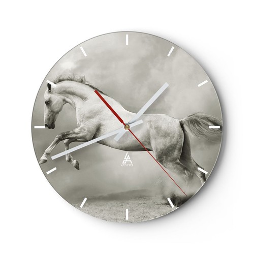 Modern wanduhr 30x30cm - wanduhr, rund