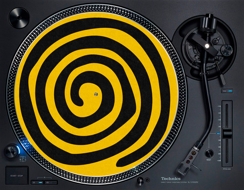 Gelbe spirale stamm wirbel - stamm,