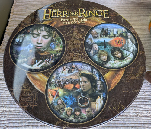 Herr der ringe puzzle trilogie - ringe, puzzle-trilogie
