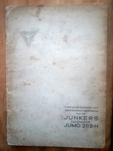 Orig junkers flugmotor - orig., jumo