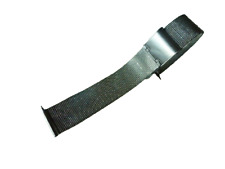 Milanaise Uhrenarmband, Edelstahl 16 mm  Silber Faltschließe quick release