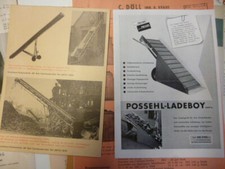 Förderbänder, Säcke usw