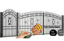 Einfahrtstor Set ❗️Metalltor Doppelflügeltor Hoftor Tor 3m - 4m  E Antrieb Zaun