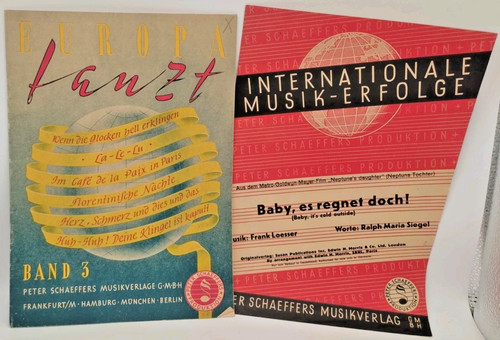 Tlg schlager konvolut - 🎹, 2-tlg.