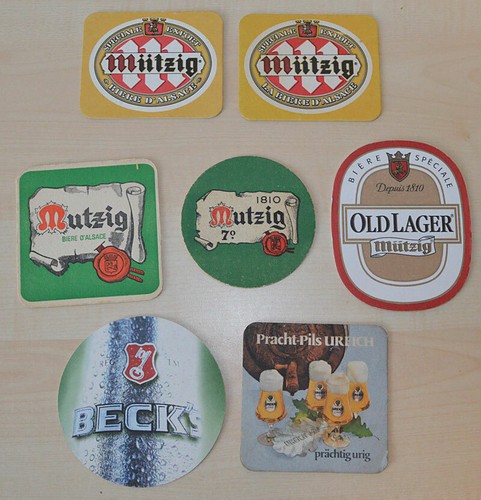 Alte bierdeckel mutzig - 7,