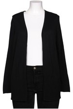 s.Oliver Strickjacke Damen Cardigan Jacke Gr. EU 46 Baumwolle Schwarz #gpt80o6