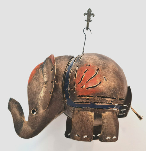Dekofigur elefant metall - dekofigur,
