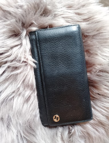 Gucci lederportmonaie schwarz - gucci,