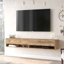 Fernsehtisch Laitila 180x31,5x29,5cm Eiche rustikal [en.casa]