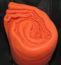 Fleecedecke 130 x 170 orange