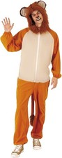 Löwenkostüm Rubies Unisex – Flauschiger Jumpsuit für Karneval & Fasching