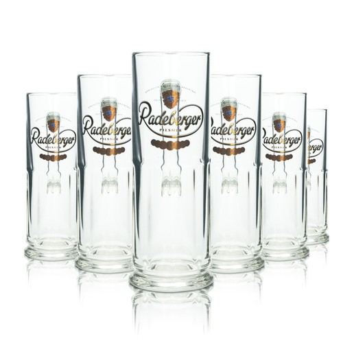 Radeberger bier glas 5l - 6x,