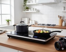 Doppel-Induktionskochplatte