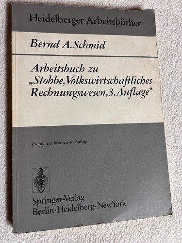 Stobbe volkswirtschaftliches - stobbe,,