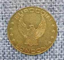 Münze United Kingdom, Token, EURO COIN LONDON, Messing