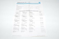 Sachs Maillard 6 Gang Hinterradnabe Typenblatt RETRO RENNRAD