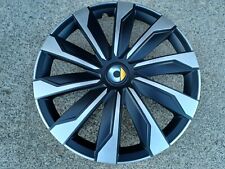 4 Alu-Design Radkappen 15 Zoll Typhoon schwarz/silber für Smart NEU
