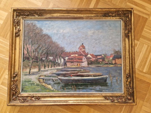 Vintage ölgemälde landschaft - Ölgemälde,