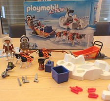 PLAYMOBIL® CITY ACTION | 9057 | POLAR RANGER HUNDESCHLITTEN HUSKY INUIT ARKTIS