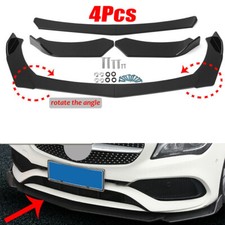 Glossy Black Front Bumper Lip