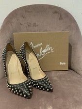 Christian Louboutin Spike Pigalle 100 Nieten Leder 36 