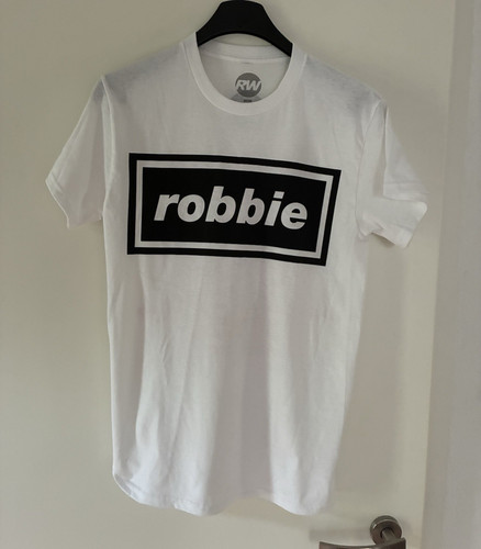 Robbie williams shirt weiß - t-shirt,
