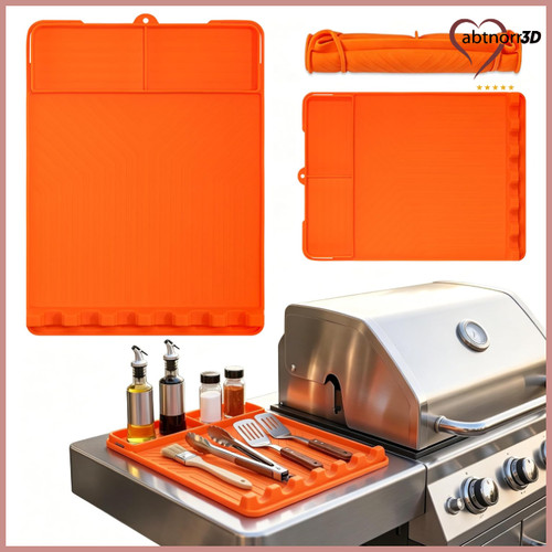 Silikon ablagematte für grill - ablagematte,