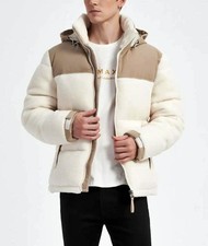 Herren Gesteppt Teddyfell