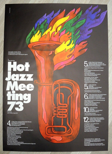 Orig konzertplakat hot - orig.,