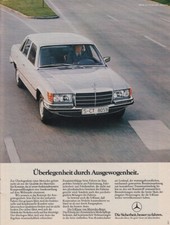 Mercedes-Benz 280 SE (W116) - Reklame Werbeanzeige Original-Werbung 1976 (2)