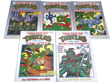 5x Teenage Mutant Hero Turtles TMNT TMHT Comic Album Hefte Sammlung 80er Jahre
