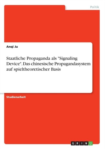 Staatliche propaganda als - staatliche,