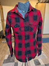 Karo Hemd Rot/Schwarz, Größe