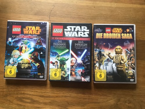 Dvd lego star - 4x, wars