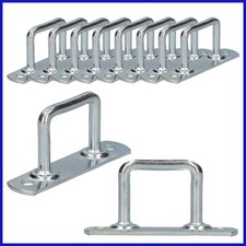 10x Riemenkrampe verzinkt 15mm