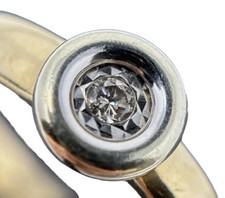 Gelbgold Solitärring Brillant