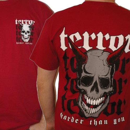 Terror skull shirt neu - -,