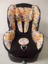 Maxi-Cosi-Priori ,altes Model Bezug Ersatzbezug schwarz bunt mit Katzen *neu*