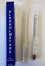 Alkoholmeter  0-100% Vol. 19cm