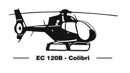 Eurocopter 120 aufkleber - ec, b