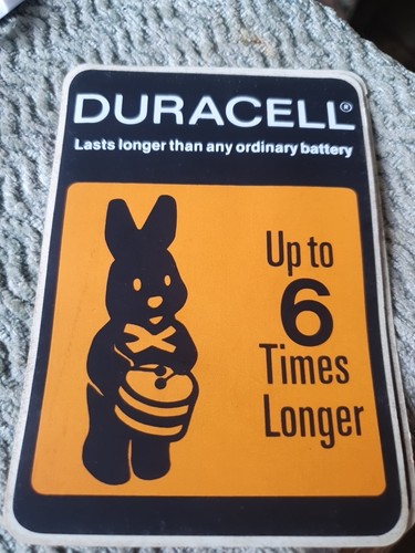 Vintage duracell hase batterie - hase,