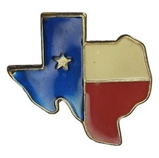 Texas USA Amerika Lone Star Flagge Pin Anstecknadel Vintage - 2,8 x 2,6 cm