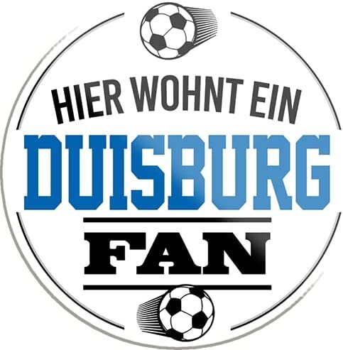 Duisburg fan magnet fußball - magnet,