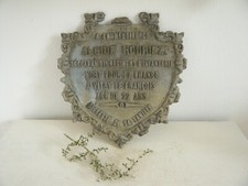 Alte Gedenktafel Schild Herz